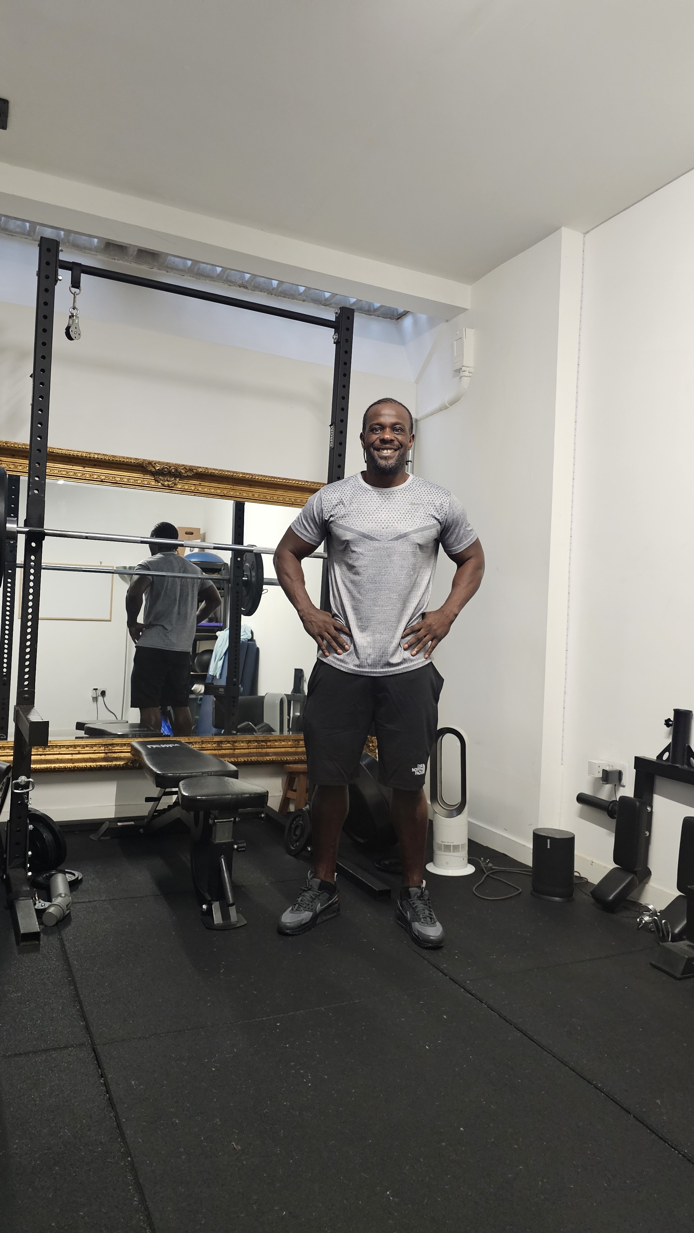 Eddie Marbell in his private Holborn training studio